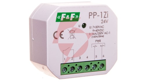 Przekaźnik elektromagnetyczny 1Z 16A 7-30V AC/9-40V DC (160A/20ms) PP-1Zi-24V