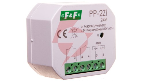Przekaźnik elektromagnetyczny 2Z 16A 7-30V AC /9-40V DC (160A/20ms) PP-2Zi-24V