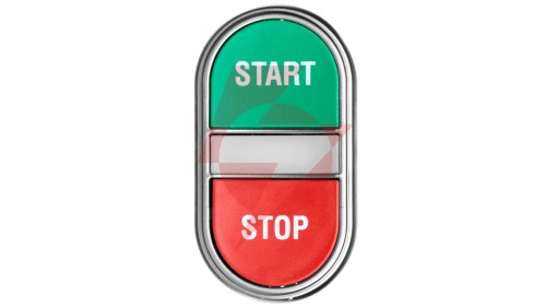 Przycisk dwuklawiszowy zielono/czerwony START-STOP podświetlany z samopowrotem LPCBL7133