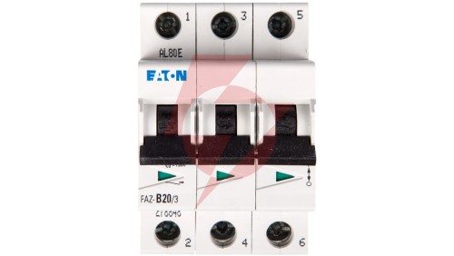 Wyłącznik nadprądowy 3P B 20A 15kA AC FAZ B20/3 278848
