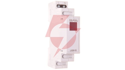 Lampka modułowa 1-fazowa czerwona LKM-03-10 230V LED EXT10000044