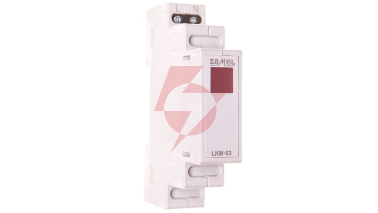Lampka modułowa 1-fazowa czerwona LKM-03-10 230V LED EXT10000044