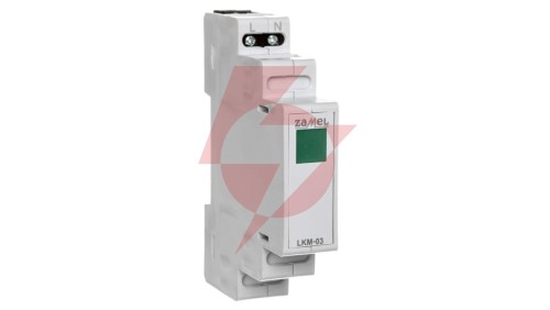 Lampka modułowa 1-fazowa zielona 230V LED LKM-03-20 EXT10000045
