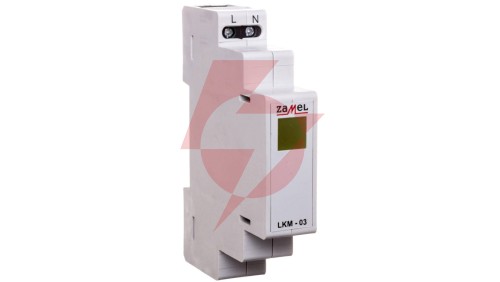 Lampka modułowa 1-fazowa żółta LKM-03-30 230V LED EXT10000046
