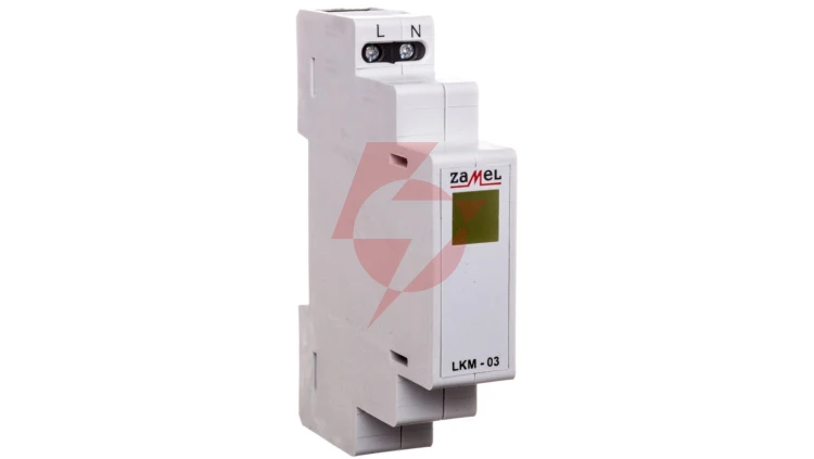 Lampka modułowa 1-fazowa żółta LKM-03-30 230V LED EXT10000046