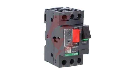 TeSys Deca Wyłącznik silnikowy 3P 0,18kW 0,4-0,63A GV2ME04