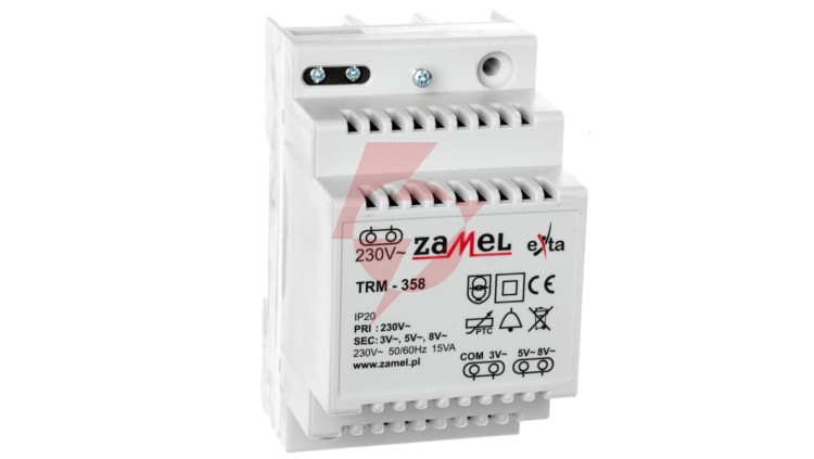 Transformator 230/3/5/8V AC 15VA TRM-358 EXT10000138