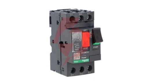 TeSys Deca Wyłącznik silnikowy 3P 2,2kW 4-6,3A GV2ME10