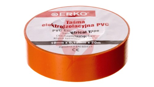 Taśma izolacyjna 19/20 pomarańczowa TPVC_19-20-ORANGE