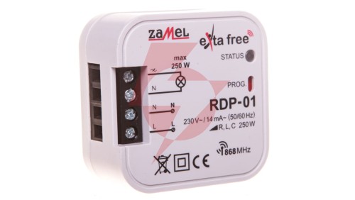 Radiowy ściemniacz dopuszkowy 1-kanałowy RDP-01 EXF10000021