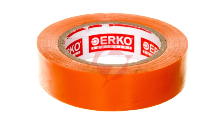 Taśma izolacyjna 15/10 pomarańczowa TPVC_15-10-ORANGE /10szt./