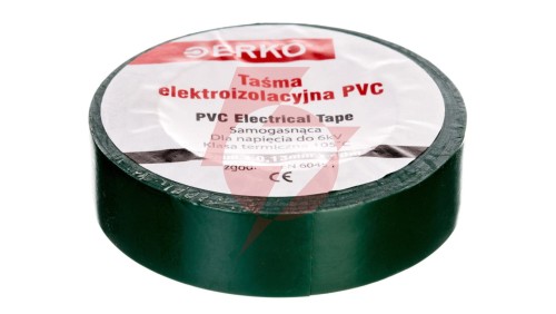 Taśma izolacyjna 15/10 zielona TPVC_15-10-ZIELONA /10szt./