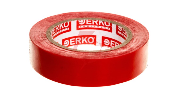 Taśma izolacyjna 15/10 czerwona TPVC_15-10-CZERWONA /10szt./