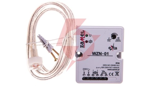 Wyłącznik zmierzchowy z sondą SOH-01 16A 1Z 230V AC IP20 WZN-01/S1 EXT10000148