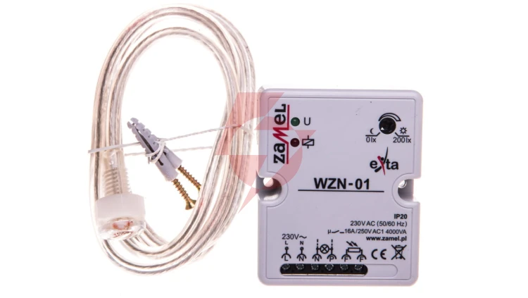 Wyłącznik zmierzchowy z sondą SOH-01 16A 1Z 230V AC IP20 WZN-01/S1 EXT10000148