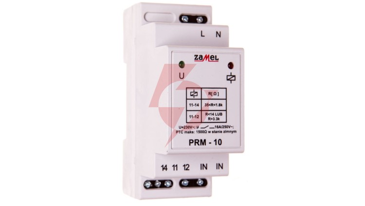 Przekaźnik rezystancyjny z sondą PTC 230V AC PRM-10 EXT10000111