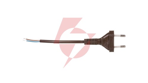 Przewód przyłączeniowy bez wyłącznika 190cm brązowy SP-190/2X0,5/-BRA YNS10000434