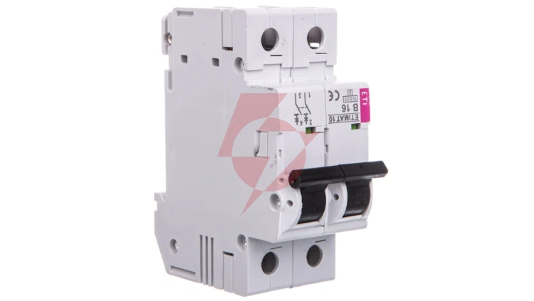 Wyłącznik nadprądowy 2P B 16A 10kA AC ETIMAT10 002123716