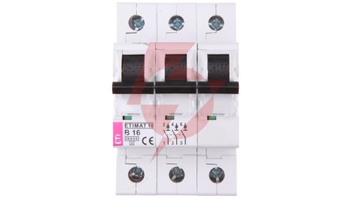 Wyłącznik nadprądowy 3P B 16A 10kA AC ETIMAT10 002125716