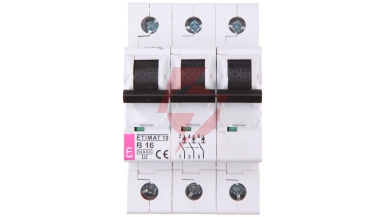 Wyłącznik nadprądowy 3P B 16A 10kA AC ETIMAT10 002125716
