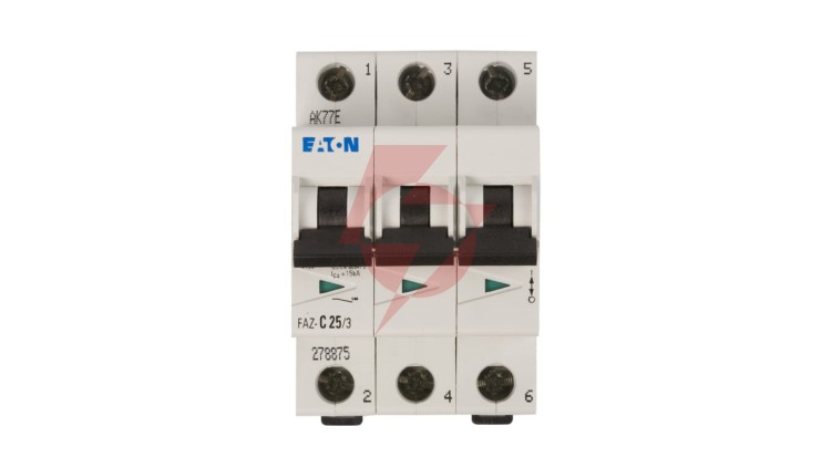 Wyłącznik nadprądowy 3P C 25A 15kA AC FAZ C25/3 278875
