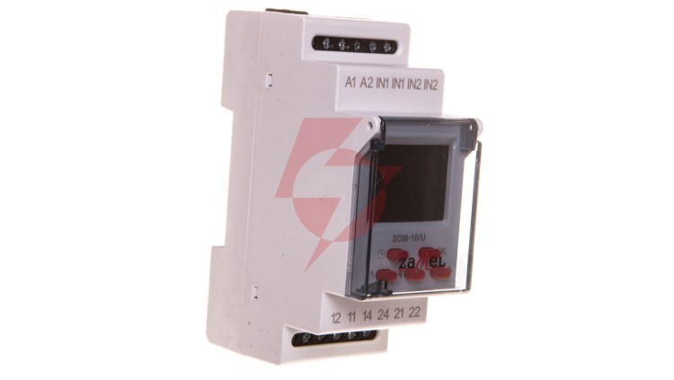 Sterownik cyfrowy dzwonka szkolnego 24-250V AC / 30-300V DC SDM-10/U EXT10000119