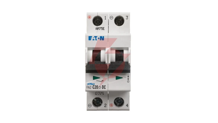 Wyłącznik nadprądowy 2P C 20A 15kA DC FAZ C20/2-DC 279141
