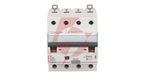 Wyłącznik różnicowo-nadprądowy 4P 32A C 0,03A typ AC P314 DX3 411189