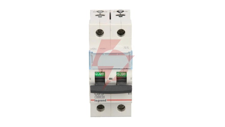 Wyłącznik nadprądowy 2P C 0,5A 6kA AC S302 TX3 403519