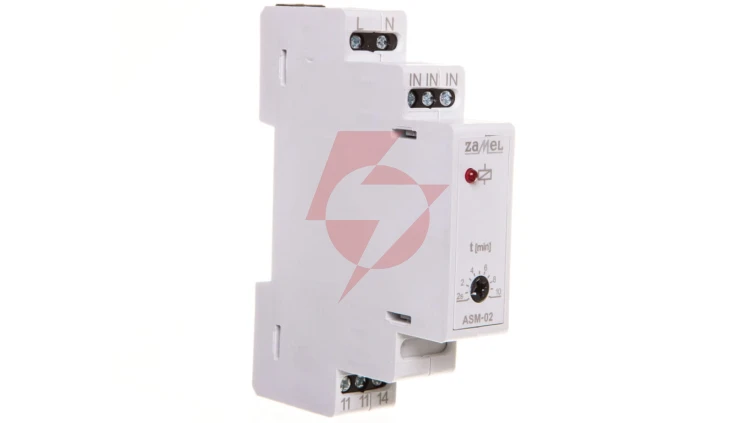 Automat schodowy 16A 230V AC 1Z 2sek-10min IP20 ASM-02 EXT10000006