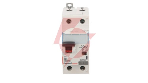 Wyłącznik różnicowo-nadprądowy 2P 6A B 0,03A typ AC P312 DX3 410918