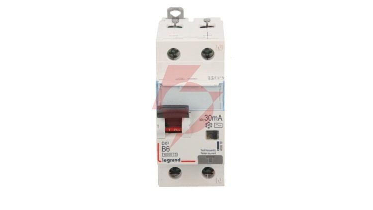 Wyłącznik różnicowo-nadprądowy 2P 6A B 0,03A typ AC P312 DX3 410918