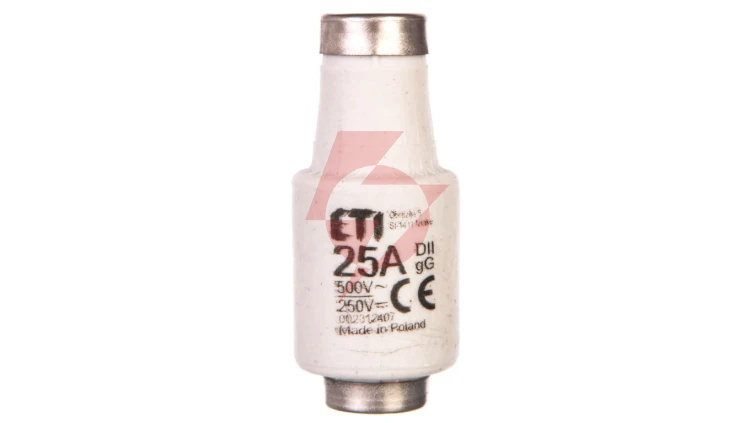 Wkładka bezpiecznikowa 25A DII gG / BiWtz 500V AC/250V DC E27 002312407 /5szt./