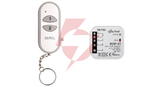 Zestaw sterowania bezprzewodowego uniwersalny (ROP01+P257/2) RZB-05 EXF10000077