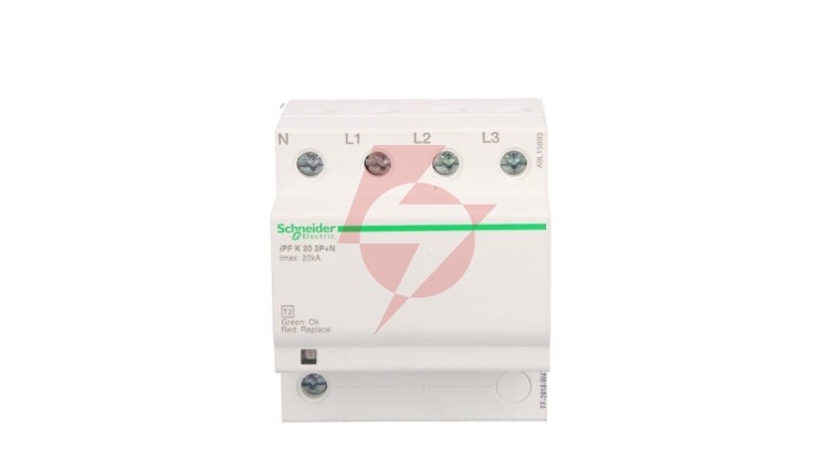 Ogranicznik przepięć Typ T2 3P+N/PE 20kA 1,5kV iPF20 A9L15693