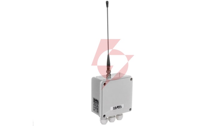 Radiowy wyłącznik sieciowy bez pilota dwukanałowy 230V 2Z IP56 zasięg 350m RWS-311D EXF10000098
