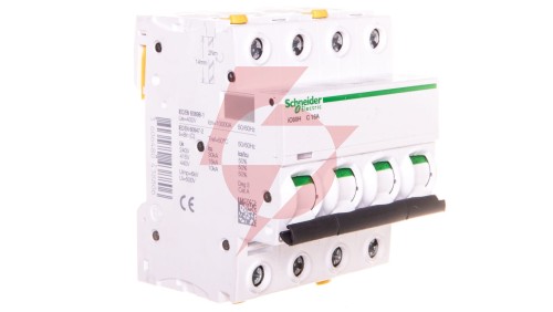 Wyłącznik nadprądowy 4P C 16A 10kA AC iC60H-C16-4 Acti9 A9F07416