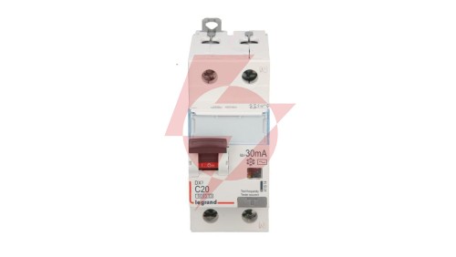 Wyłącznik różnicowo-nadprądowy 2P 20A C 0,03A typ AC P312 DX3 411014