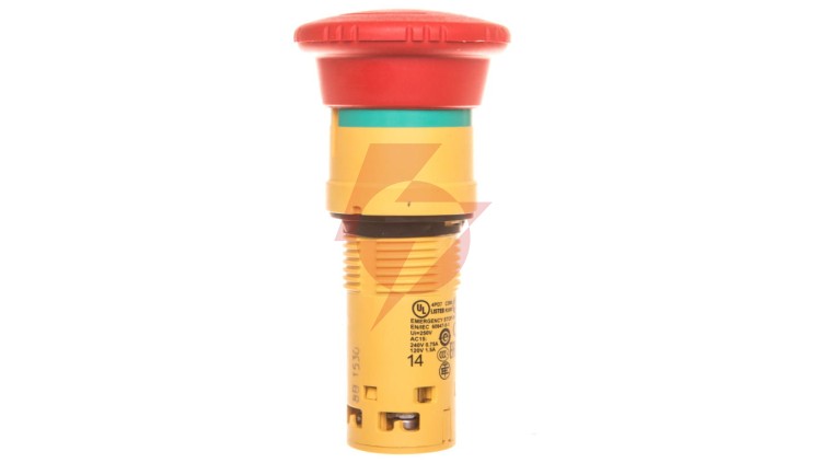Przycisk bezpieczeństwa 22mm 1Z/1R IP65 przez obrót XB7NS8445