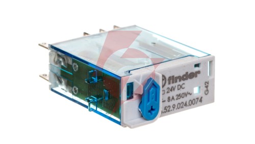 Przekaznik miniaturowy 8A 2P 24V DC AgNi F46-52-9-024-0074