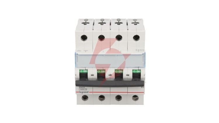 Wyłącznik nadprądowy 4P B 20A 6kA AC S304 TX3 403418