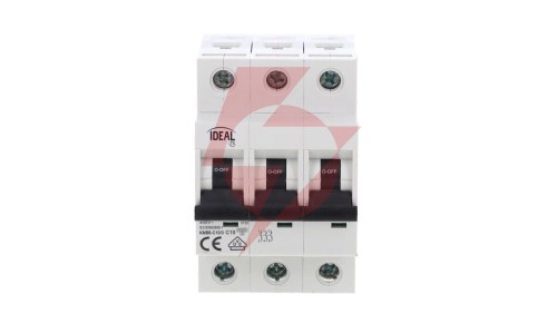 Wyłącznik nadprądowy 3P C 10A 6kA AC KMB6-C10/3 VDE 23163