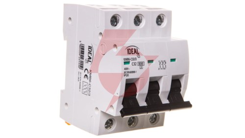 Wyłącznik nadprądowy 3P C 32A 6kA AC KMB6-C32/3 VDE 23155