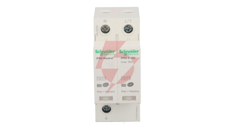 Ogranicznik przepięć Typ T2+T3 1P+N 8kA iPRD-8-8kA-350V-1PN Acti 9 A9L08500