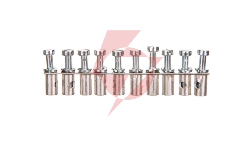 Mostek poprzeczny 10-torowy, raster 6mm szary Q 10 SAK2.5 0368700000