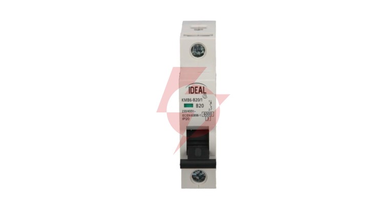 Wyłącznik nadprądowy 1P B 20A 6kA AC KMB6-B20/1 VDE 23142