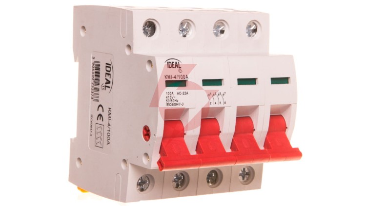Rozłącznik modułowy 100A 4P KMI-4/100A 23237