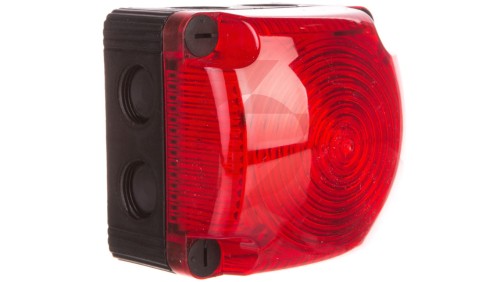 Sygnalizator ostrzegawczy czerwony 24V DC LED stały IP66 853.100.55