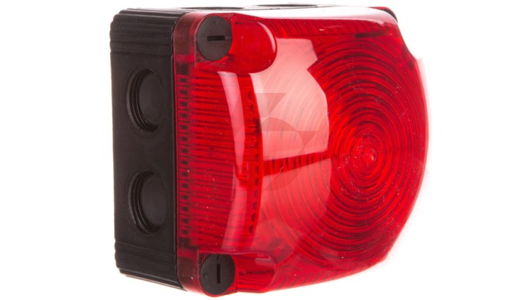 Sygnalizator ostrzegawczy czerwony 24V DC LED stały IP66 853.100.55