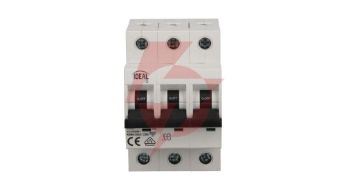 Wyłącznik nadprądowy 3P C 63A 6kA AC KMB6-C63/3 VDE 23166